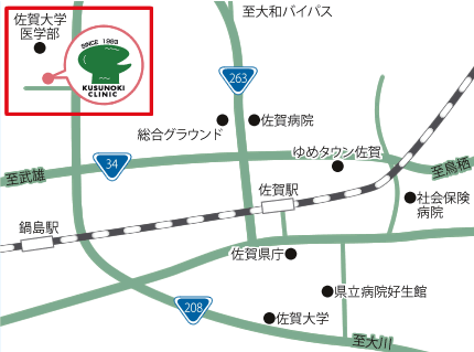 くすの木広域地図